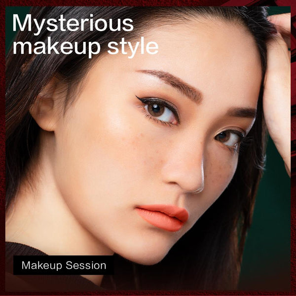 Mysterious makeup style